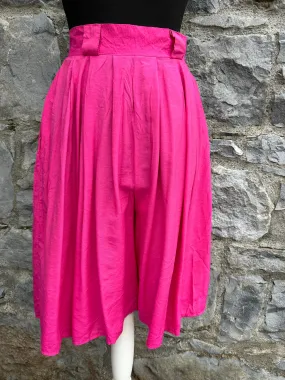 80s Pink culottes uk 6