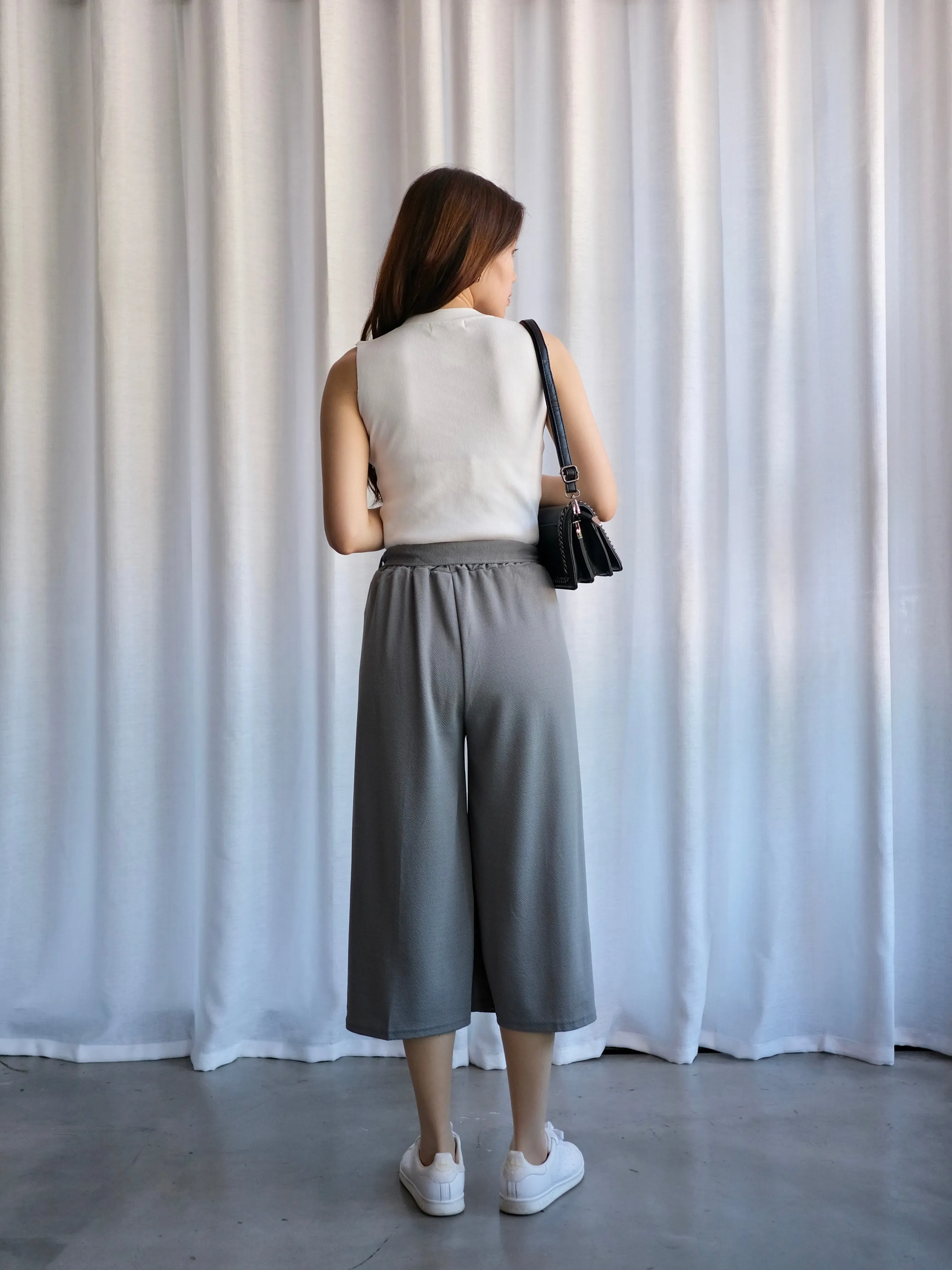 ACEWIN Basic Culottes with Tie-belt (Free Size) 501749