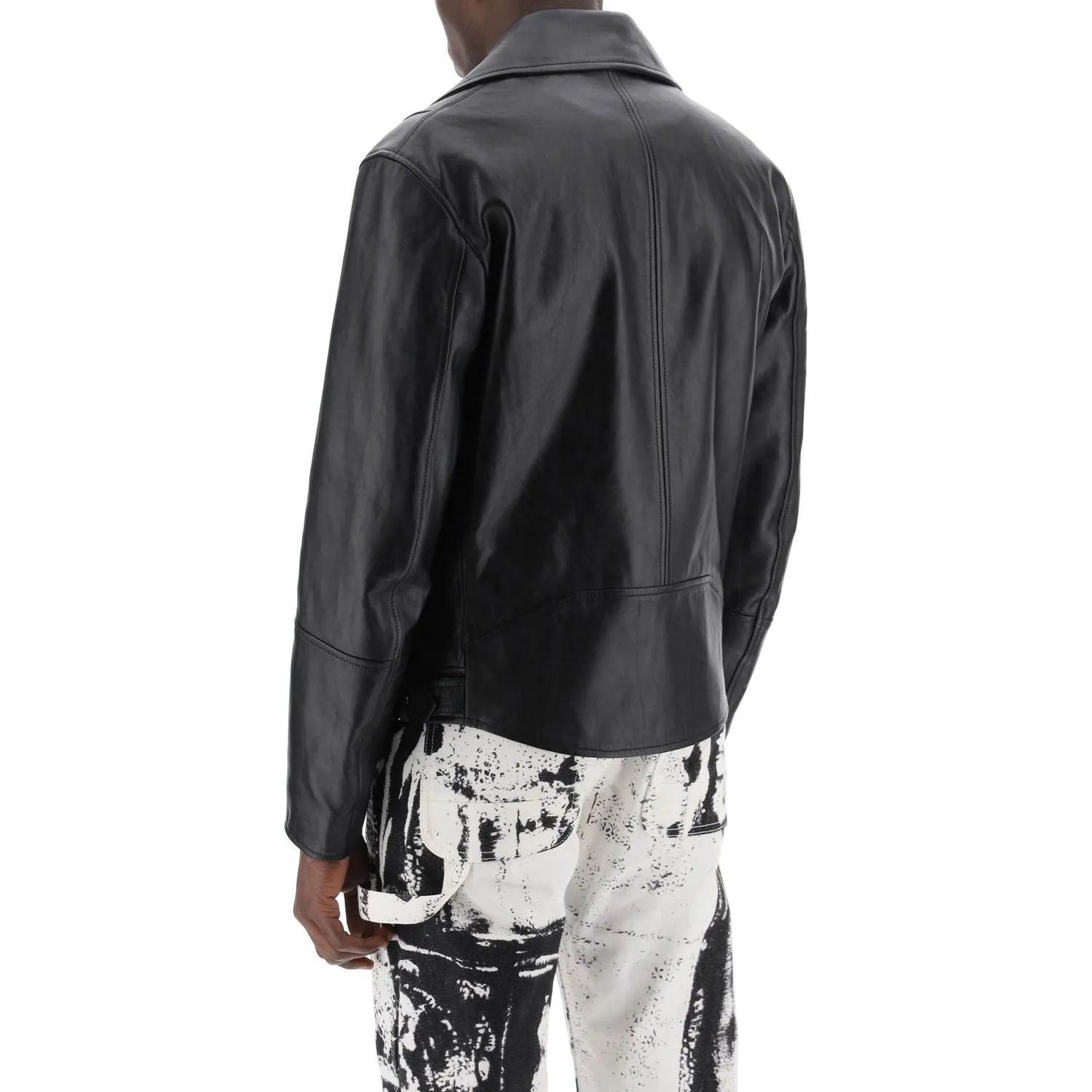 Alexander Mcqueen nappa biker jacket