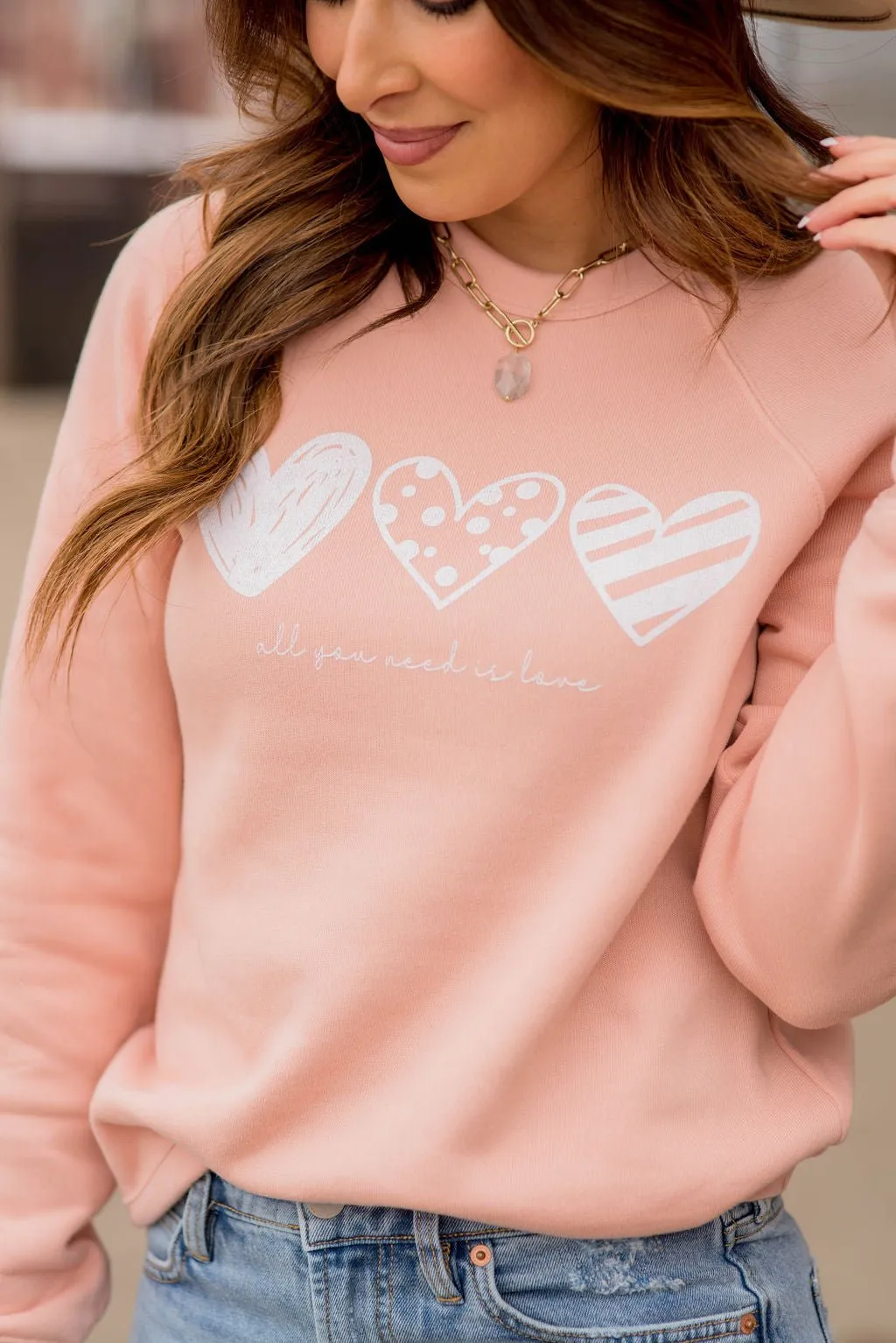 All You Need Is Love Graphic Crewneck