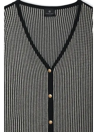 Anine Bing - Dave Cardigan Black and White