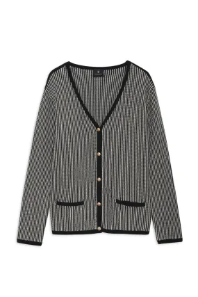 Anine Bing - Dave Cardigan Black and White