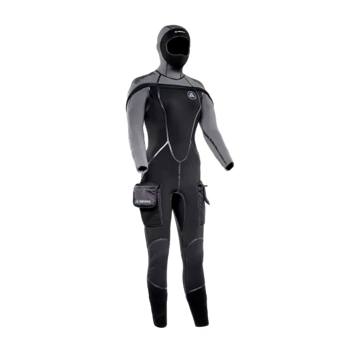 Apeks Thermiq Adv. Jumpsuit 8/7mm Women Black Grey