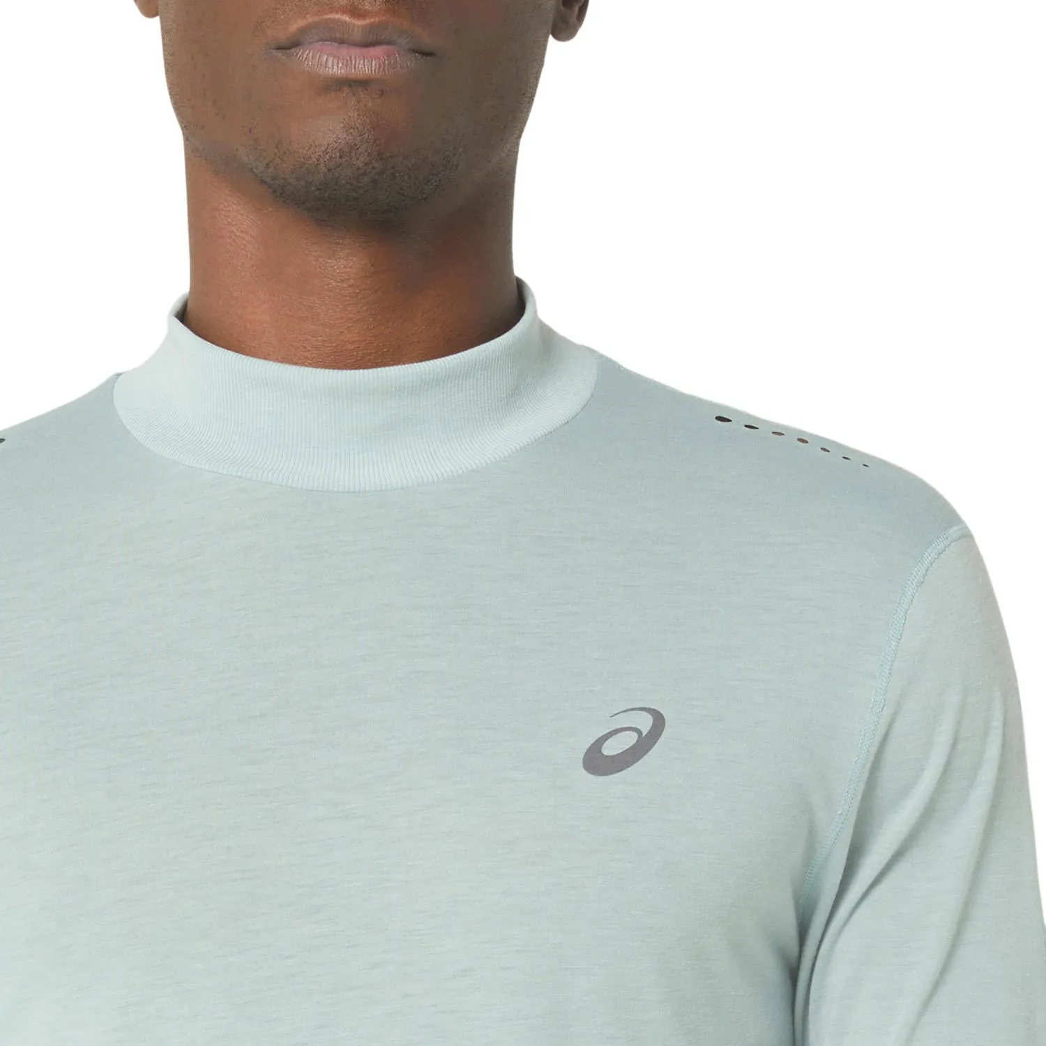 Asics Metarun Mock Long Sleeve Mens Top