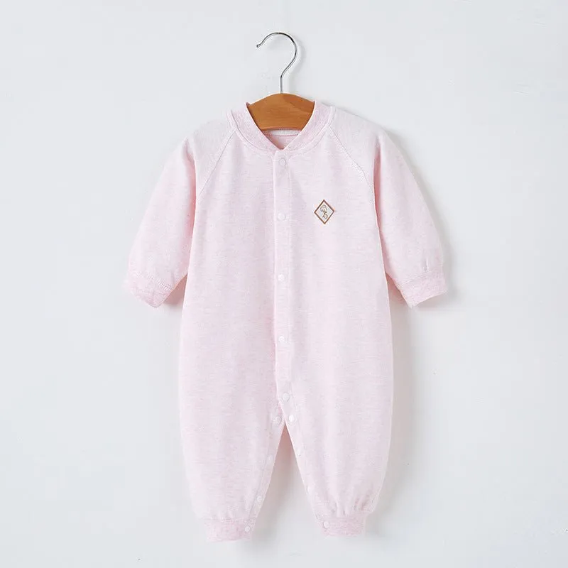 Baby's 100% Cotton Warm Cozy Jumpsuit (4 Colors)