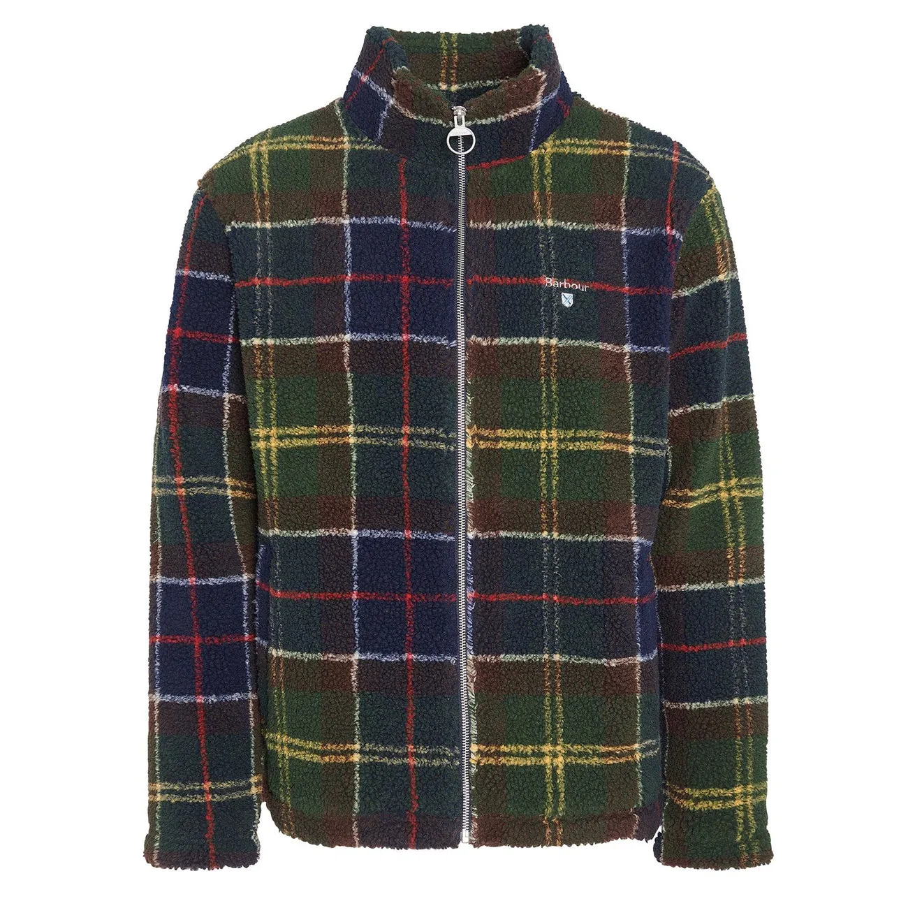 Barbour Tartan Fleece Zip Through Classic Tartan