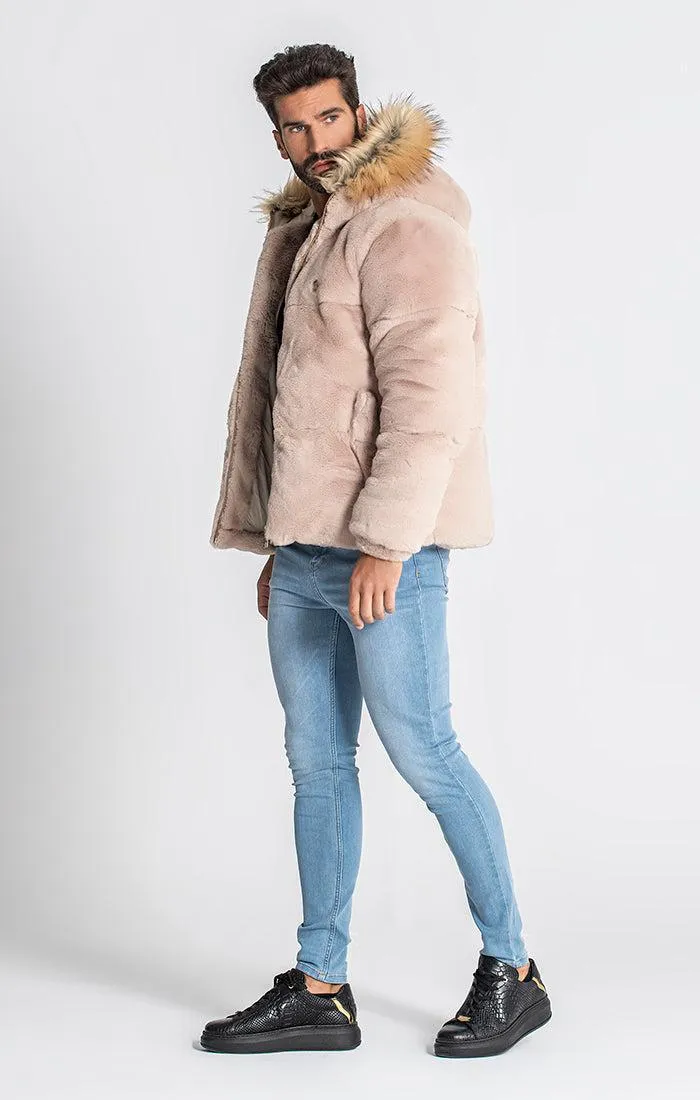 Beige Arctic Sherpa Jacket