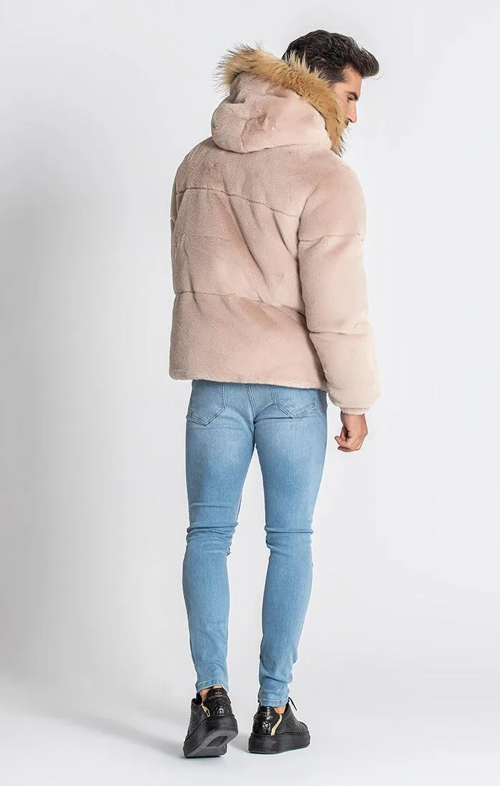 Beige Arctic Sherpa Jacket