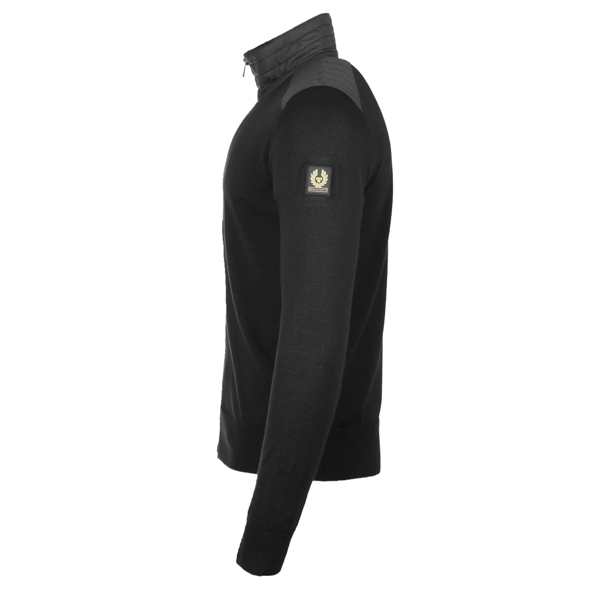 Belstaff Kelby Zip Cardigan in Black