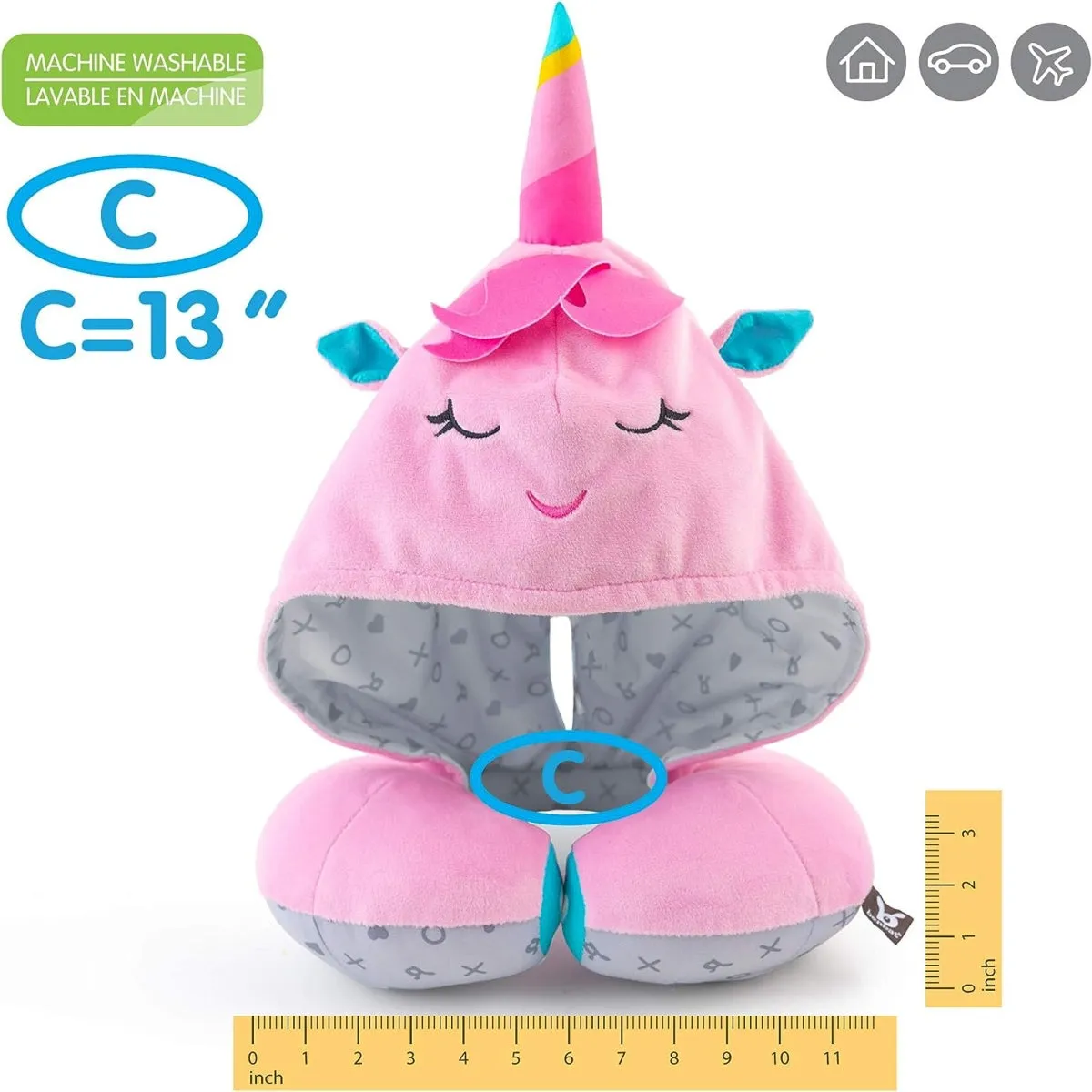 Benbat -  Unicorn Hoodie Soft Headrest