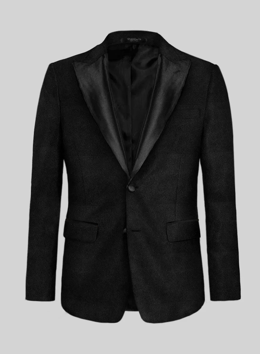 Black Velvet Tuxedo Suit