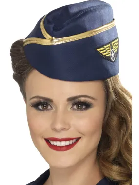 Blue Air Hostess Hat