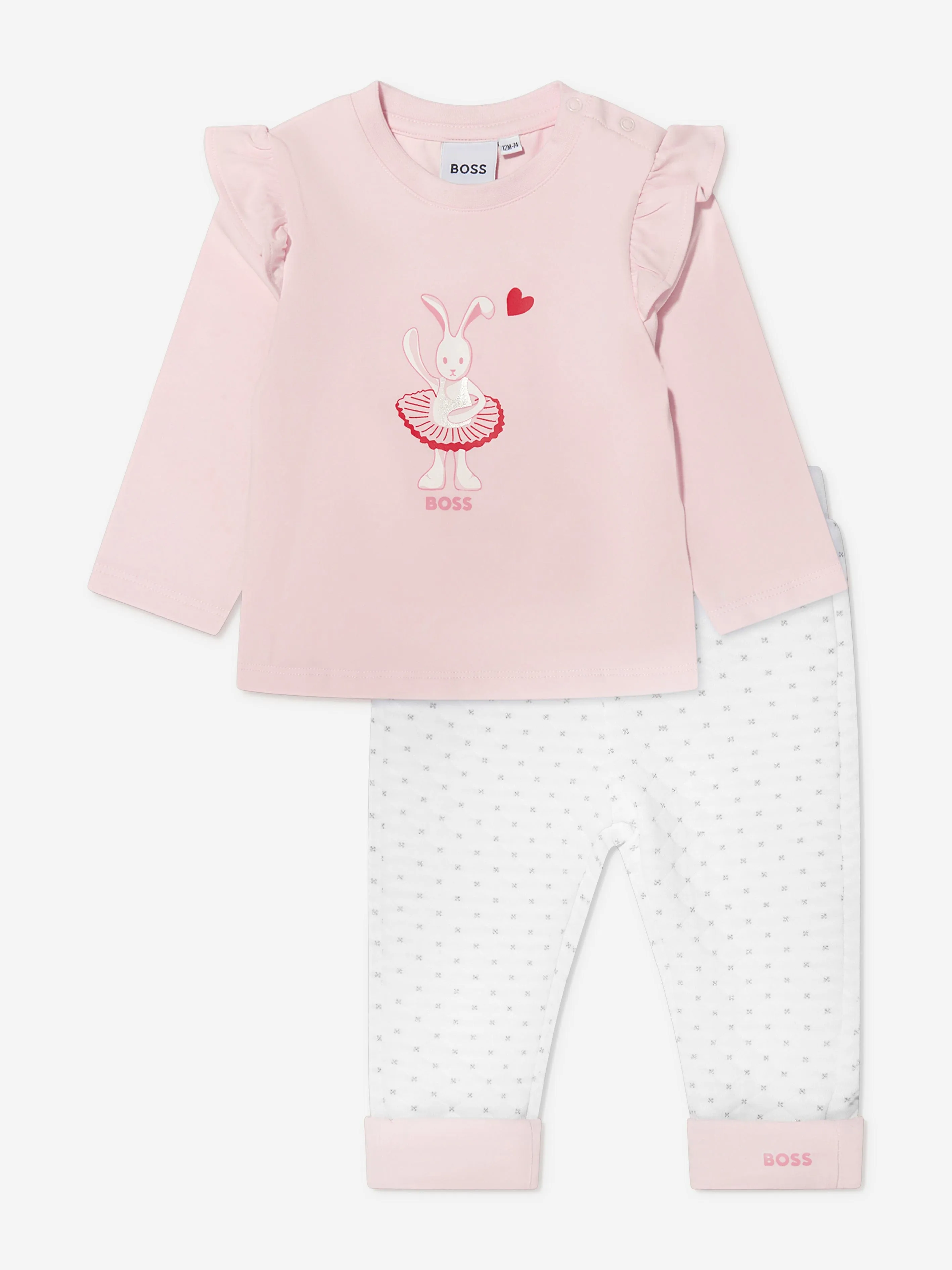 BOSS Baby Girls T-Shirt And Trousers Gift Set