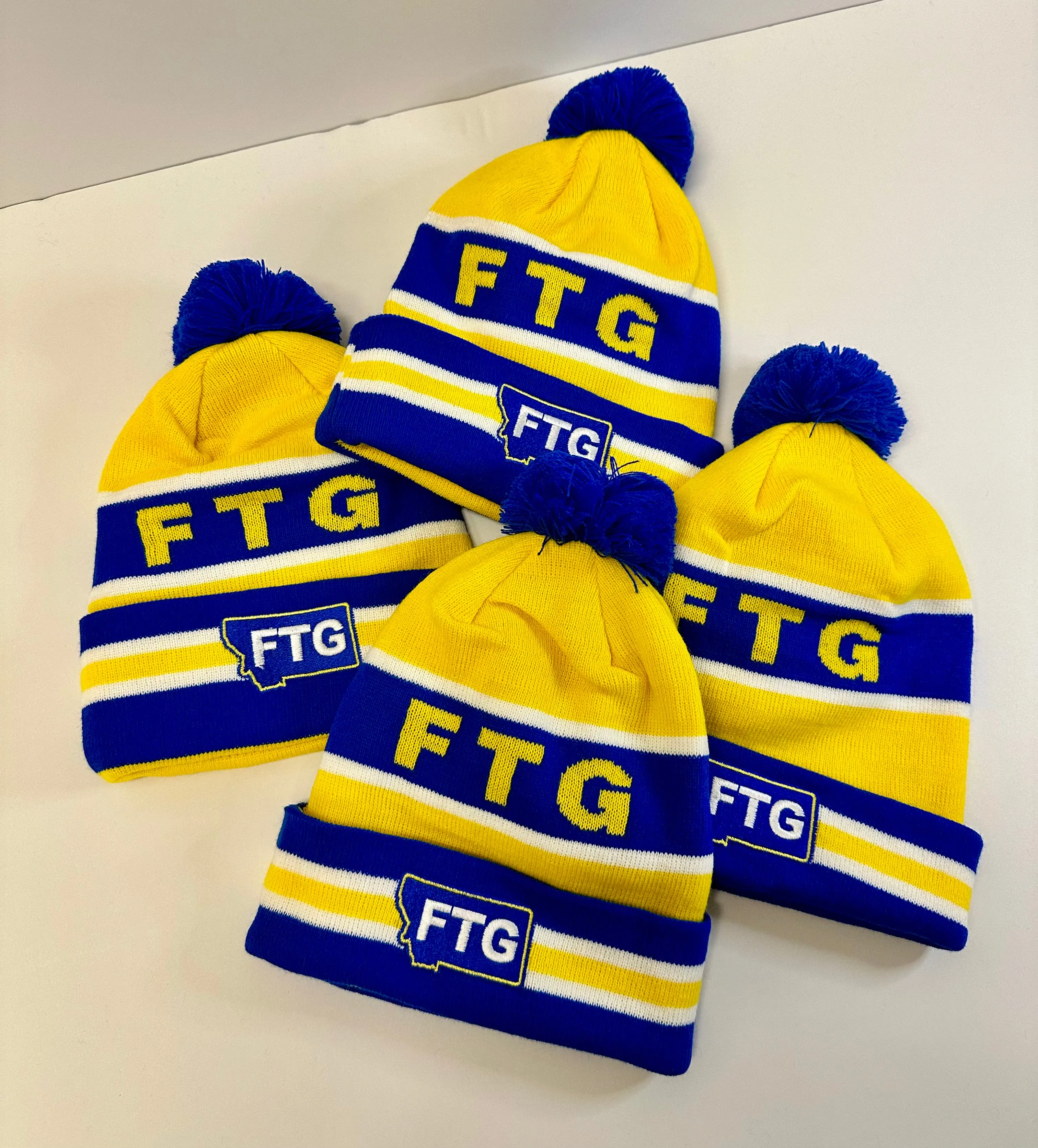 Brawl of the Wild Gold FTG Pom Beanie