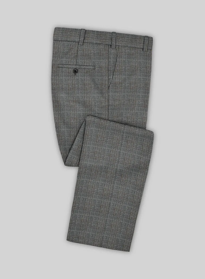 Caccioppoli Xofia Brown Wool Pants