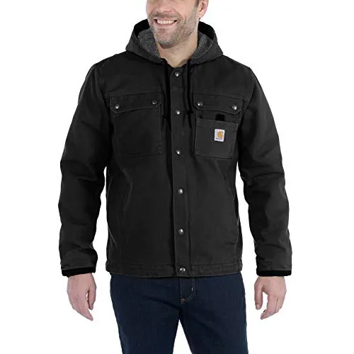 Carhartt 103826 Men's Relaxed Fit Washed Duck Sherpa-Lined Utility Jacket