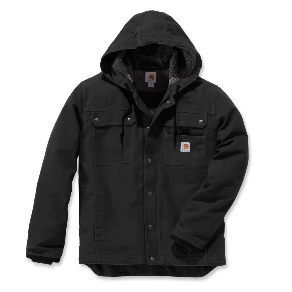 Carhartt 103826 Men's Relaxed Fit Washed Duck Sherpa-Lined Utility Jacket