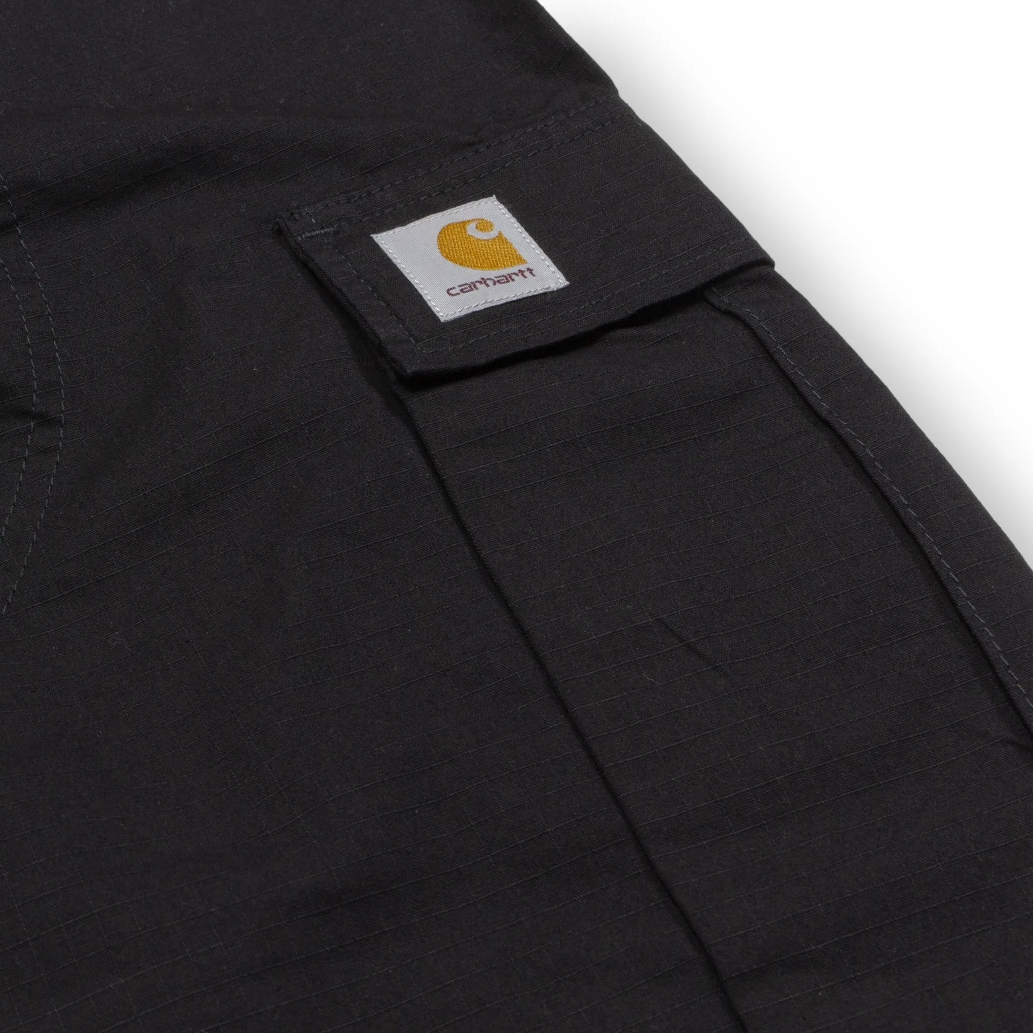 Carhartt WIP Regular Cargo Pant - Black Rinsed