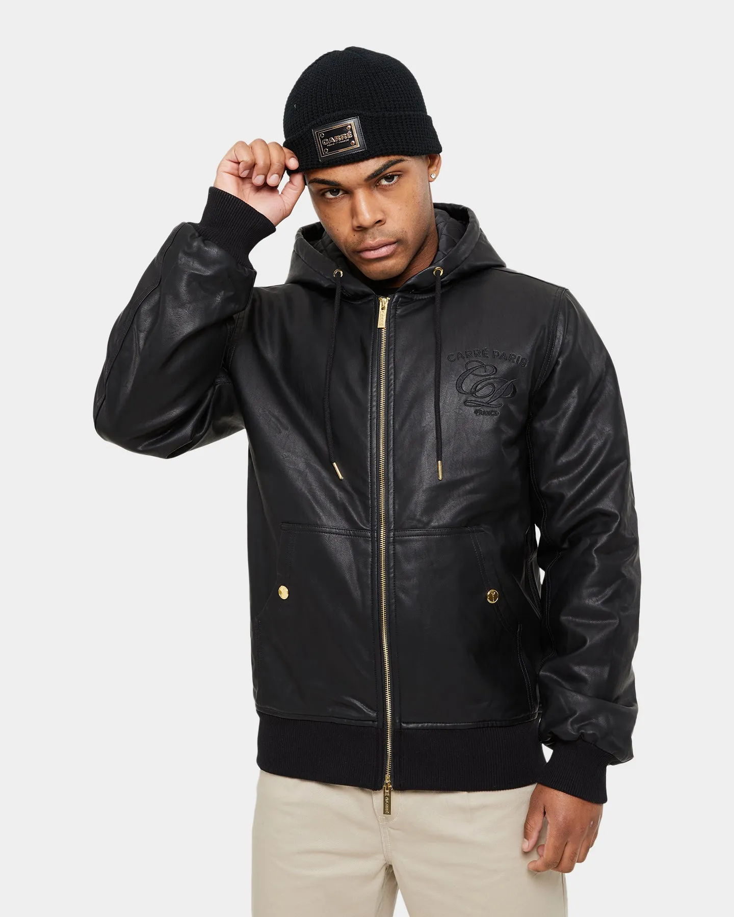 Carré Revolutionnaires PU Jacket Black