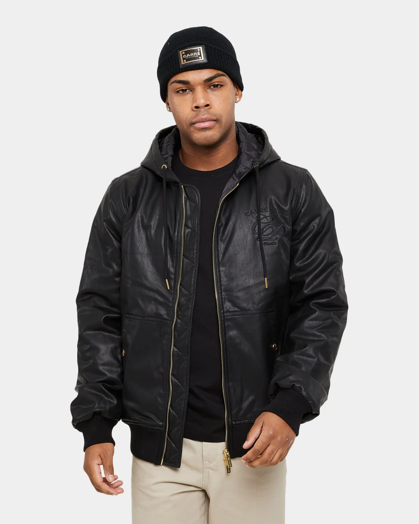 Carré Revolutionnaires PU Jacket Black