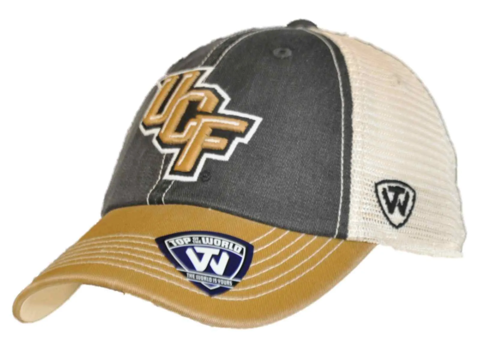 Central Florida Knights UCF TOW Black Gold Offroad Adj Snapback Hat Cap