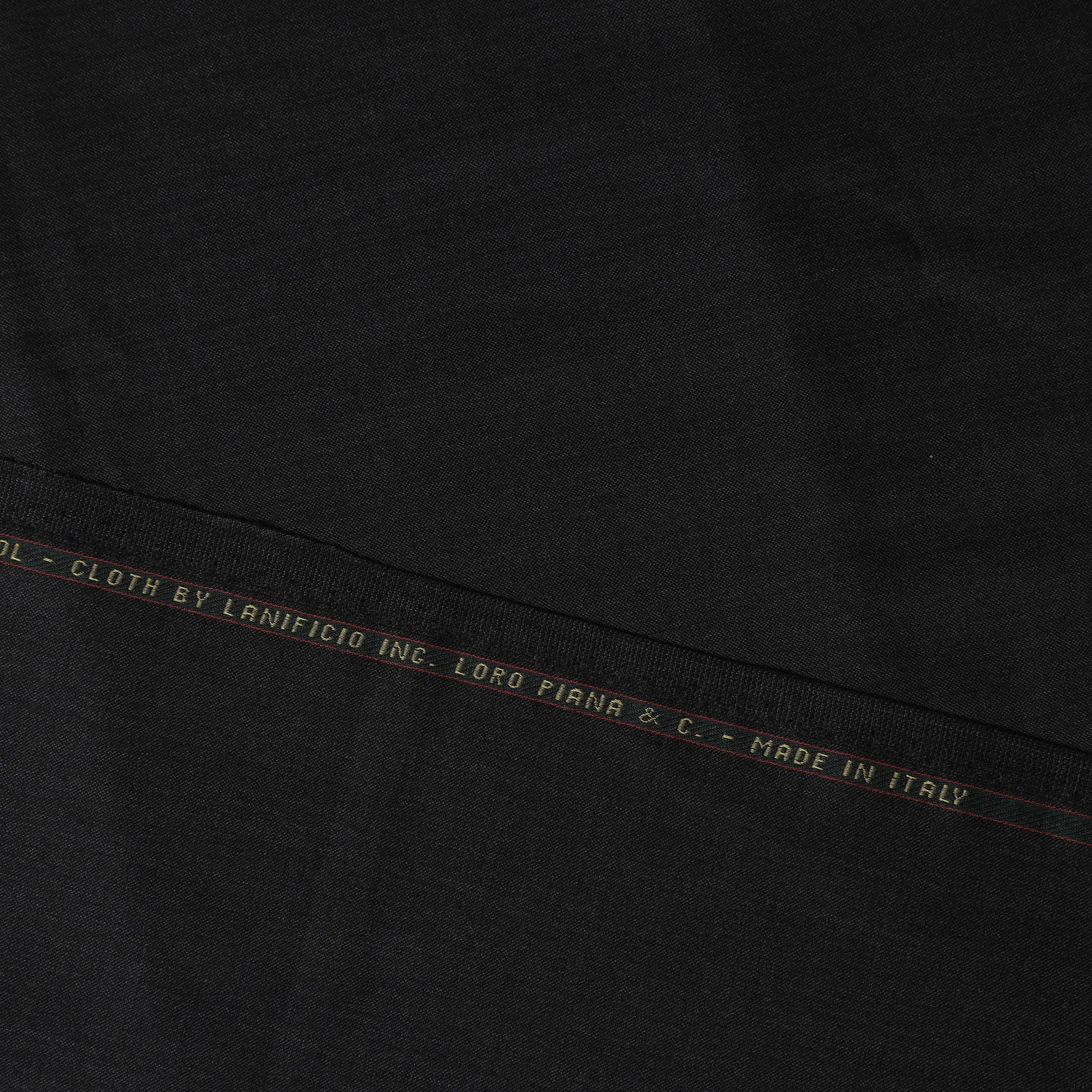 Charcoal Grey LOROPIANA Super 150's All Wool Suiting Fabric - 3.5 Meters, 150 cm Width, Made in Italy-D21246