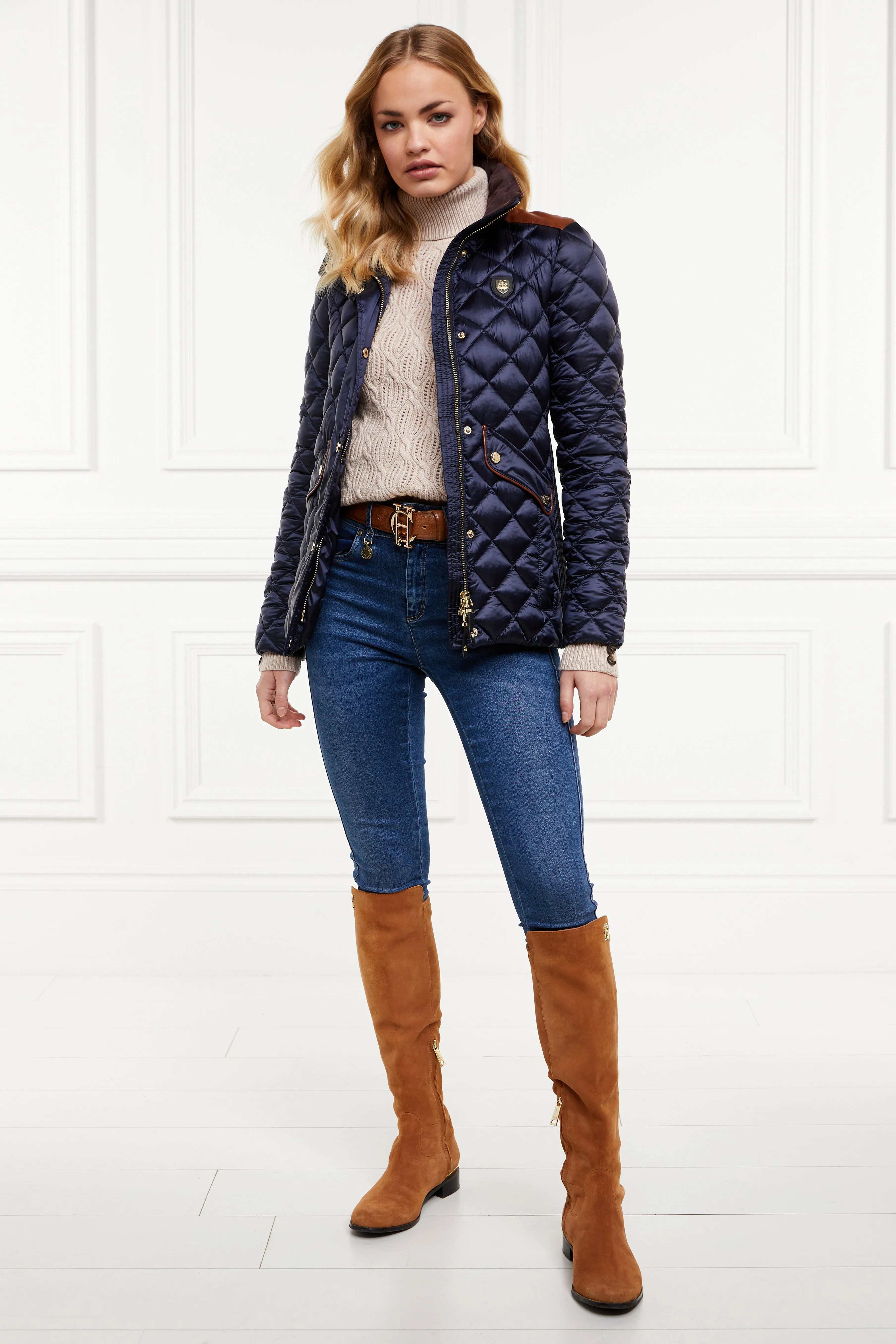 Charlbury Quilted Jacket (Ink Navy)