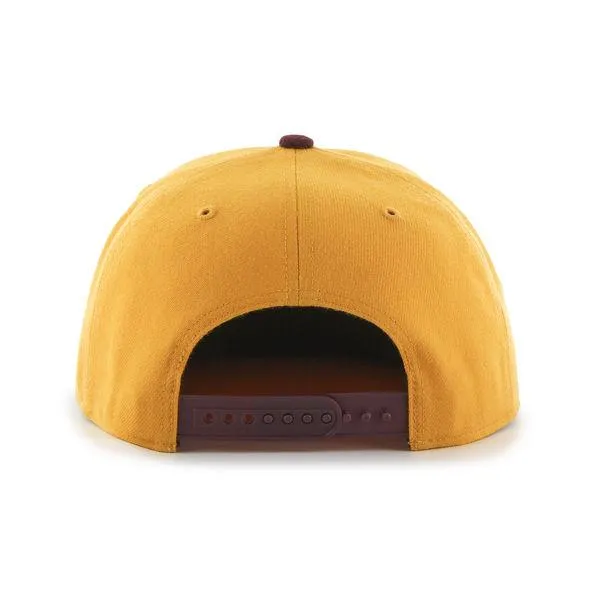 Cleveland Cavaliers 47 Brand Gold Sure Shot Two Tone Adjustable Snapback Hat Cap