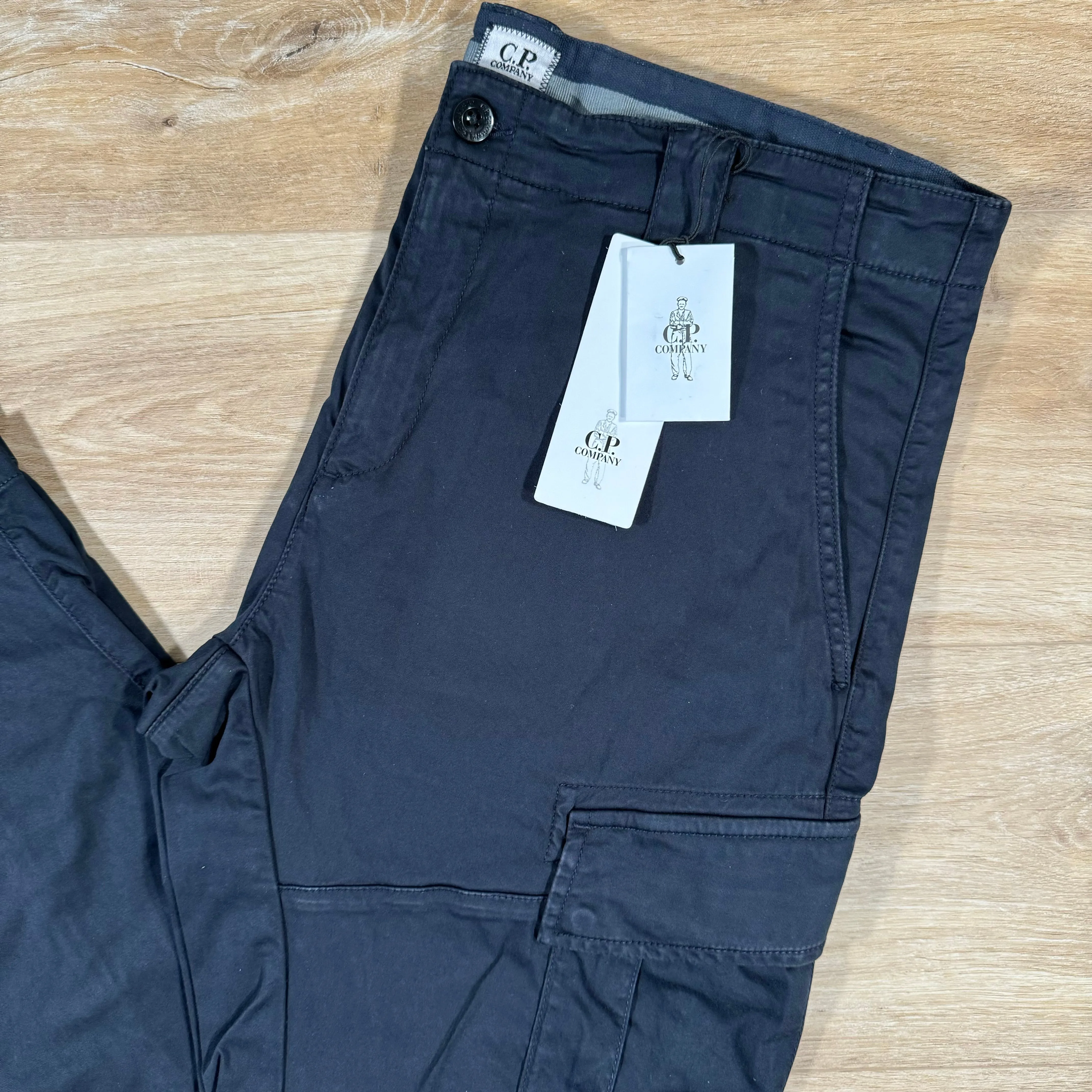 C.P. Company Stretch Cargo Trousers in Navy