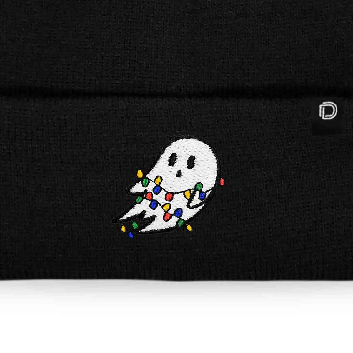 Dalix Christmas Lights Ghost Beanie