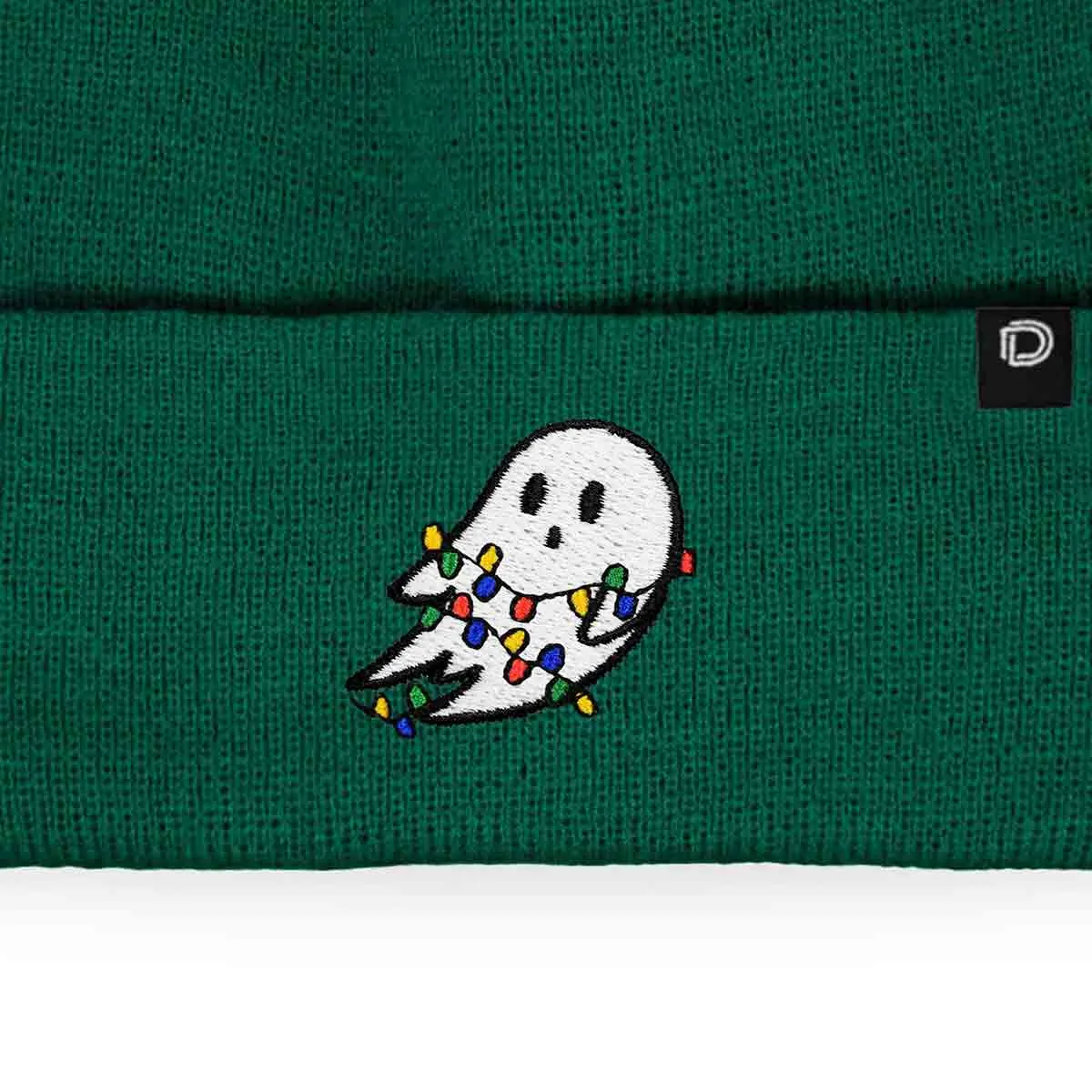 Dalix Christmas Lights Ghost Beanie