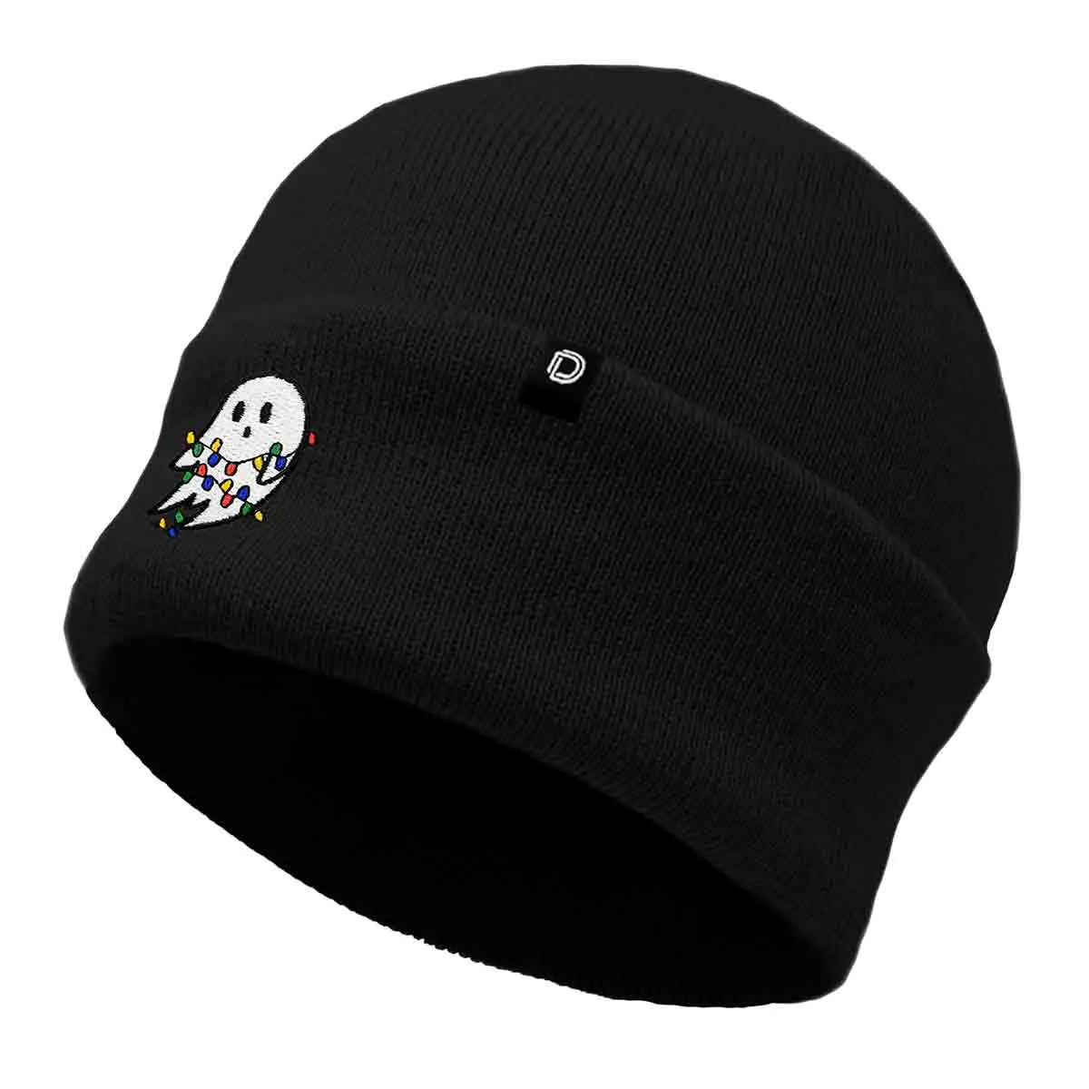 Dalix Christmas Lights Ghost Beanie