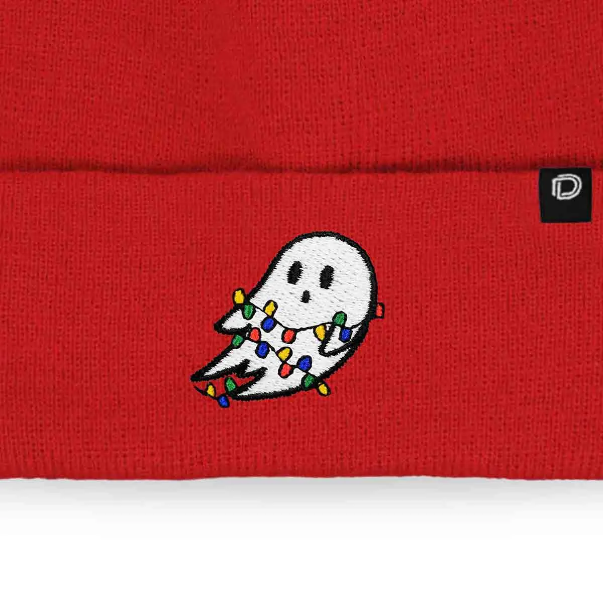 Dalix Christmas Lights Ghost Beanie