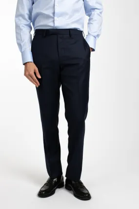 Dark Navy Tonal Check Trouser