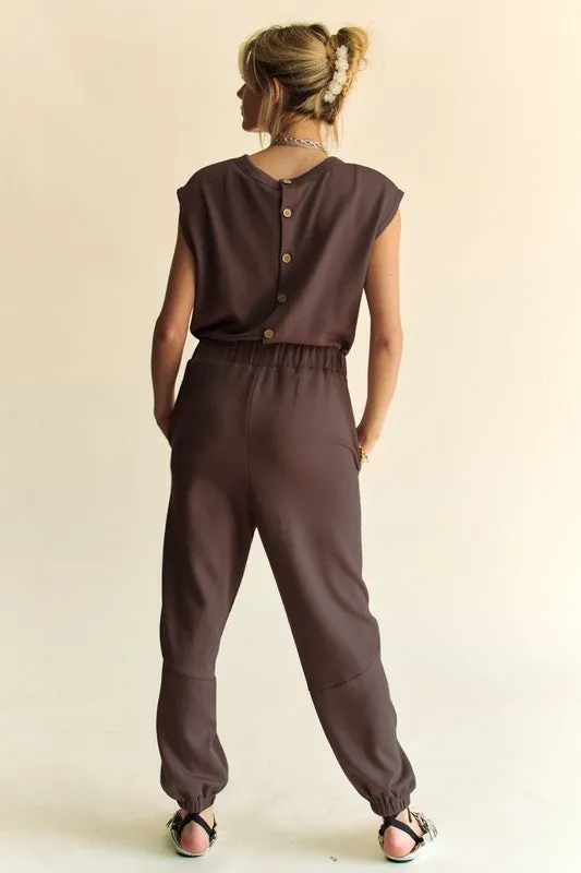 DAV102 - RHINESTONE JUMPSUIT