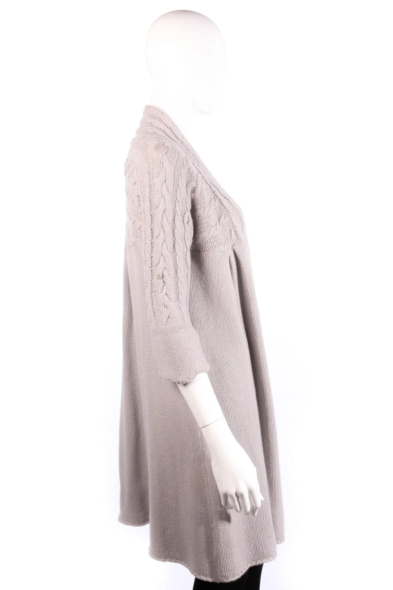 Day Birger Long Cardigan Wool Mix Grey Size S