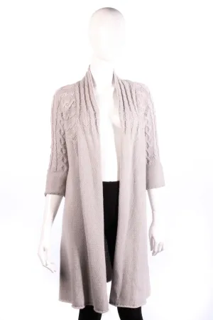 Day Birger Long Cardigan Wool Mix Grey Size S