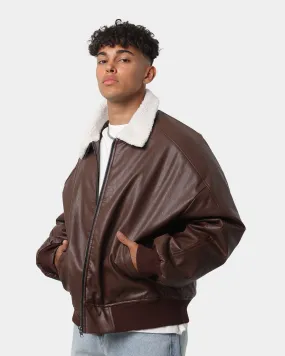 EN ES Apex Sherpa Jacket Brown