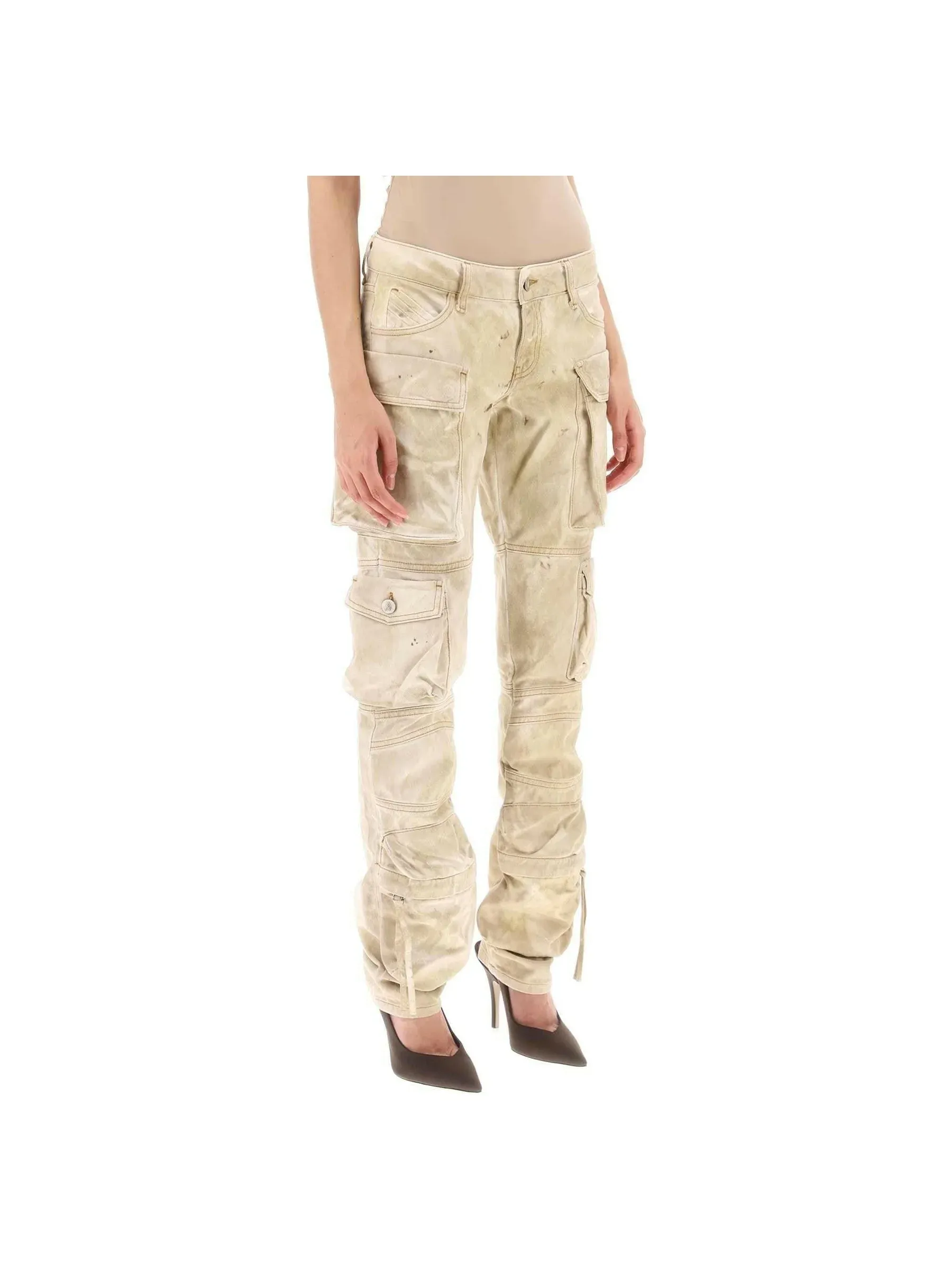 Essie Marble Effect Cargo Trousers