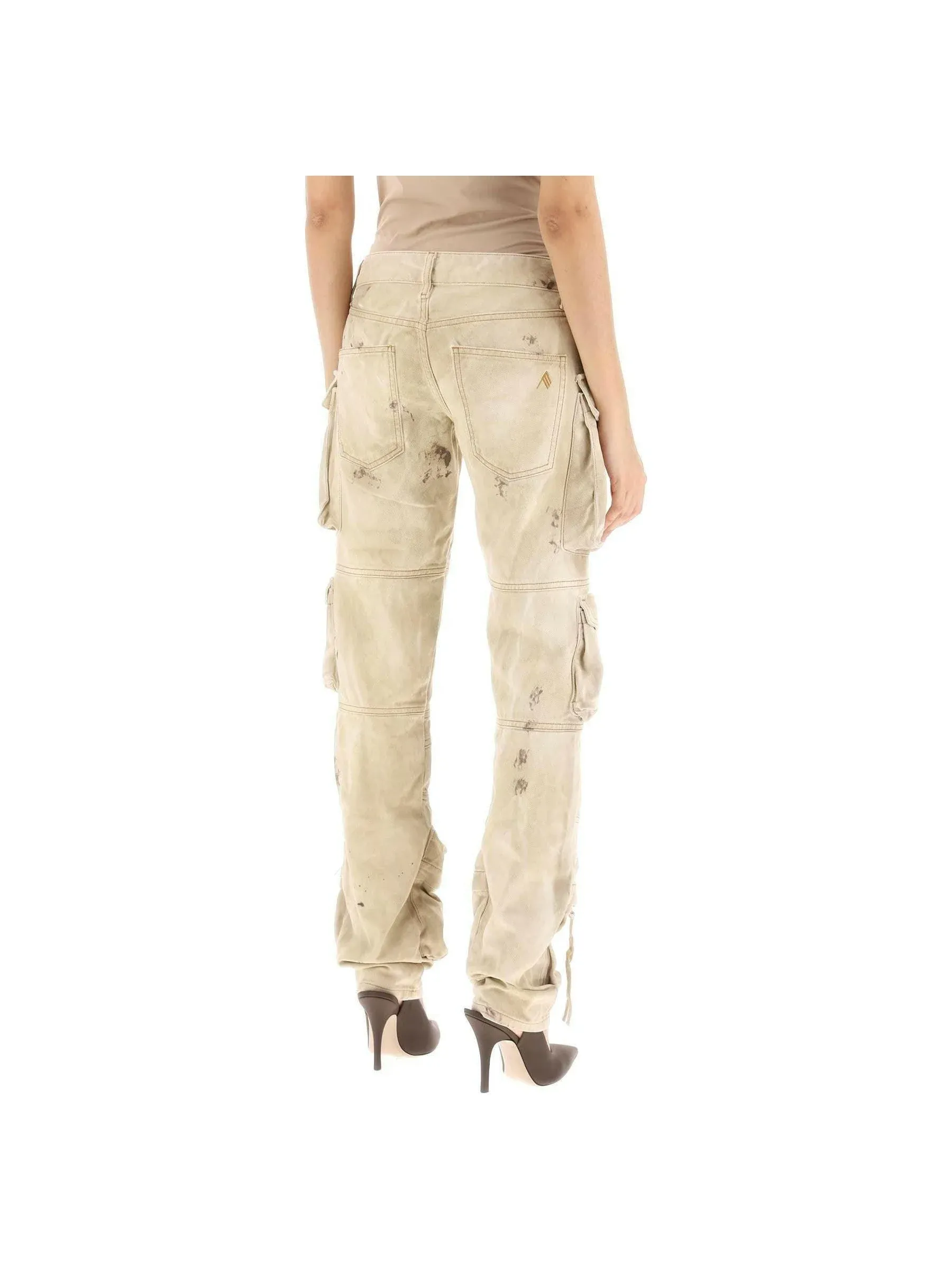 Essie Marble Effect Cargo Trousers