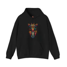 Giraffe African Bead Hoodie Sweatshirt