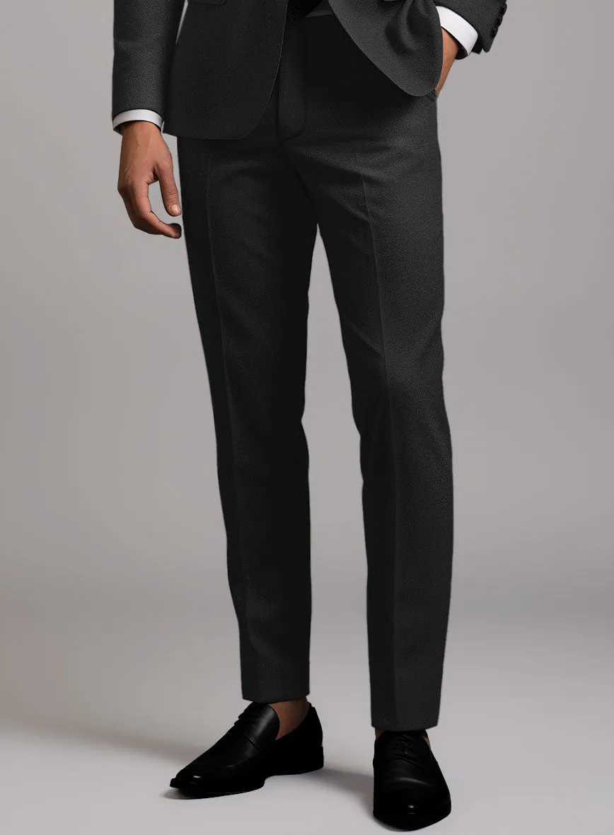 Hardy Minnis Black Twill Wool Suit