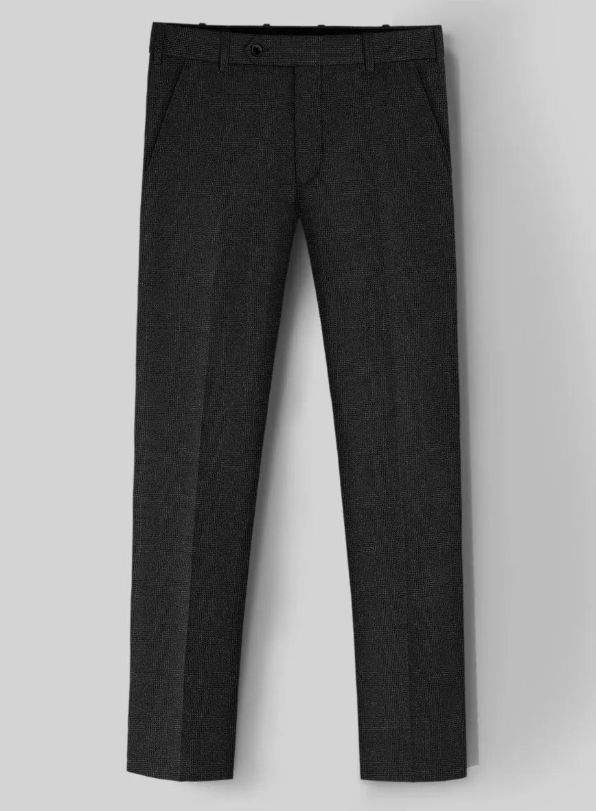 Hardy Minnis Charcoal Glen Wool Suit