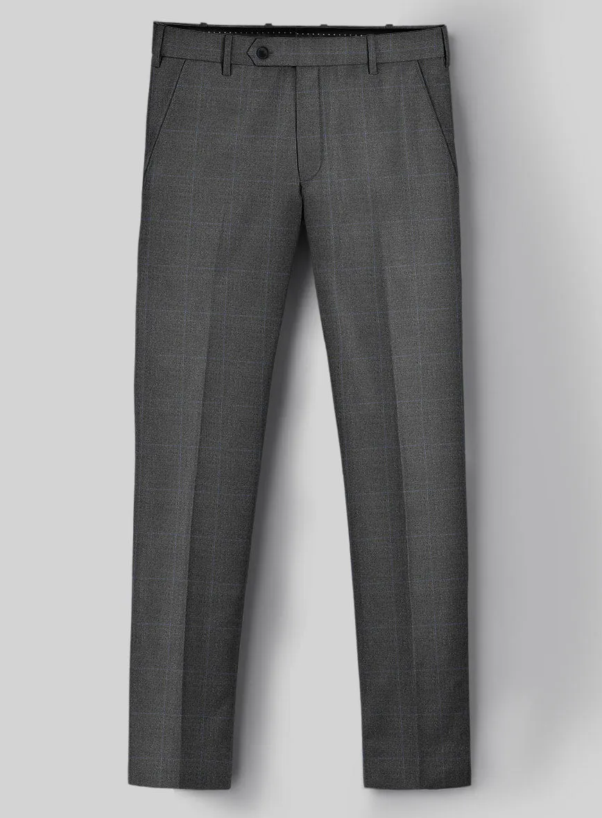 Hardy Minnis Pane Gray Wool Suit