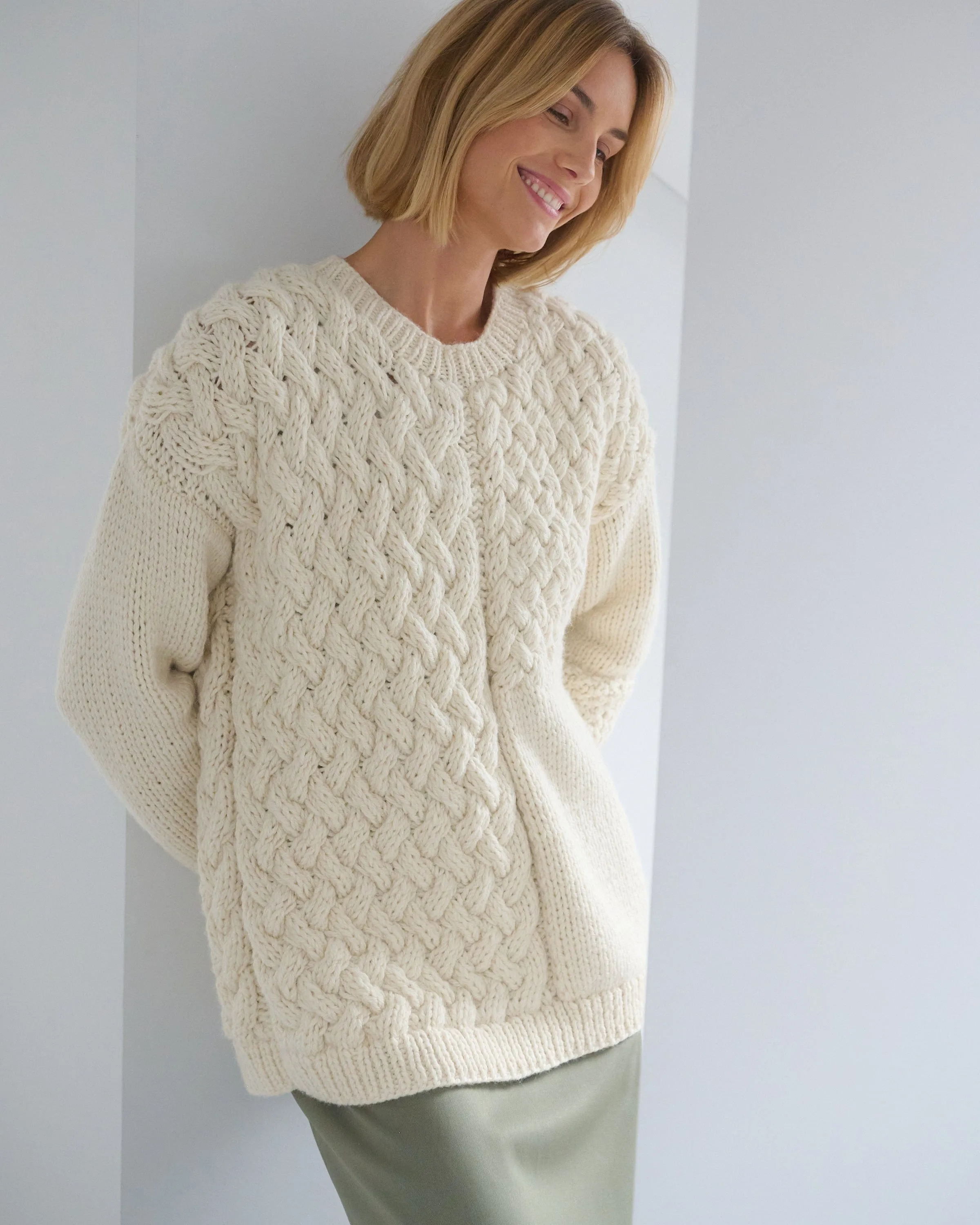 Heartbreaker: Seal Salt Alpaca & Wool Sweater