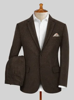 Italian Highlander Dark Brown Tweed Suit