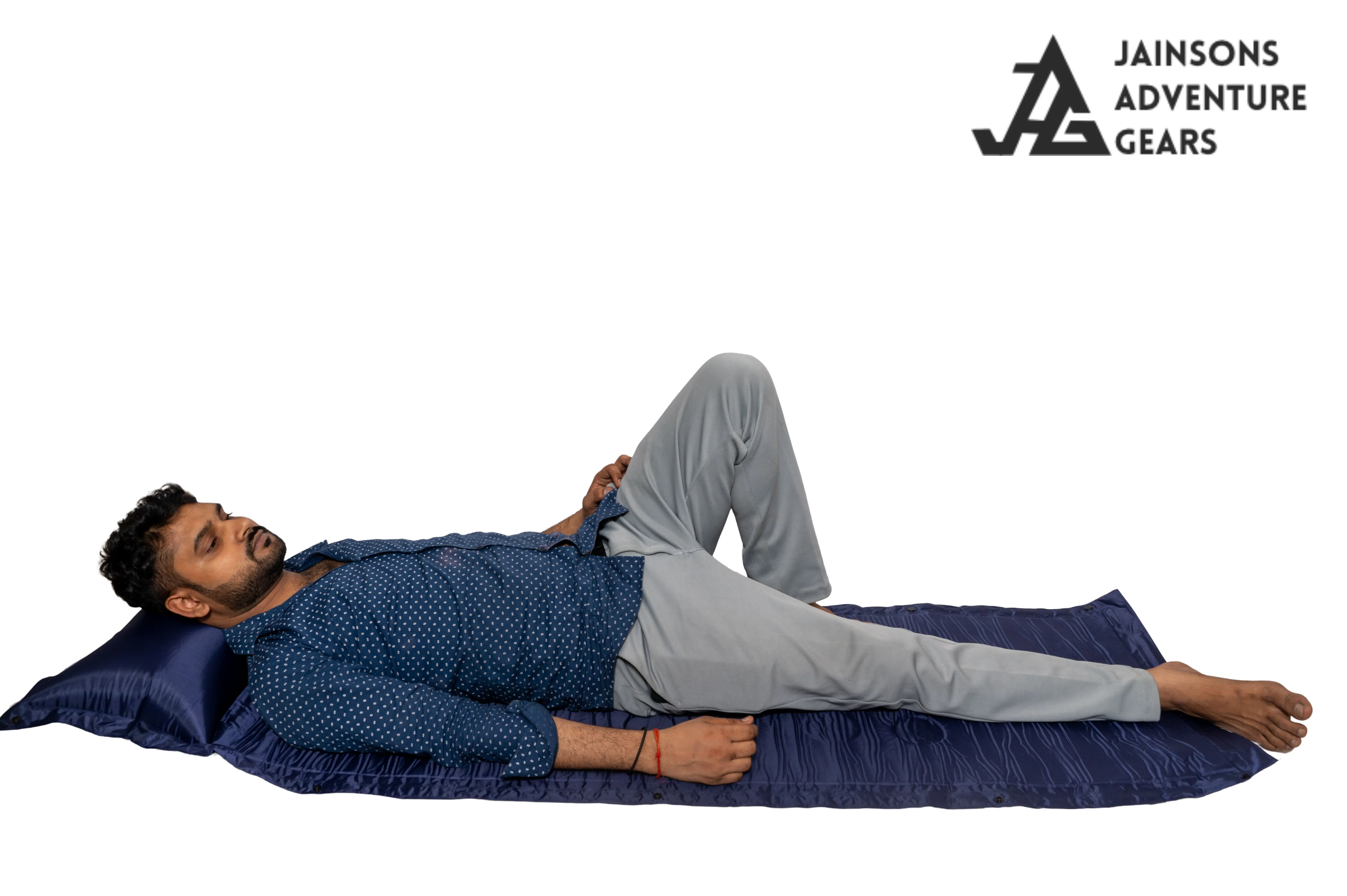 JAG Self Inflating Air Matress | Inbuilt Pillow | Compact Design