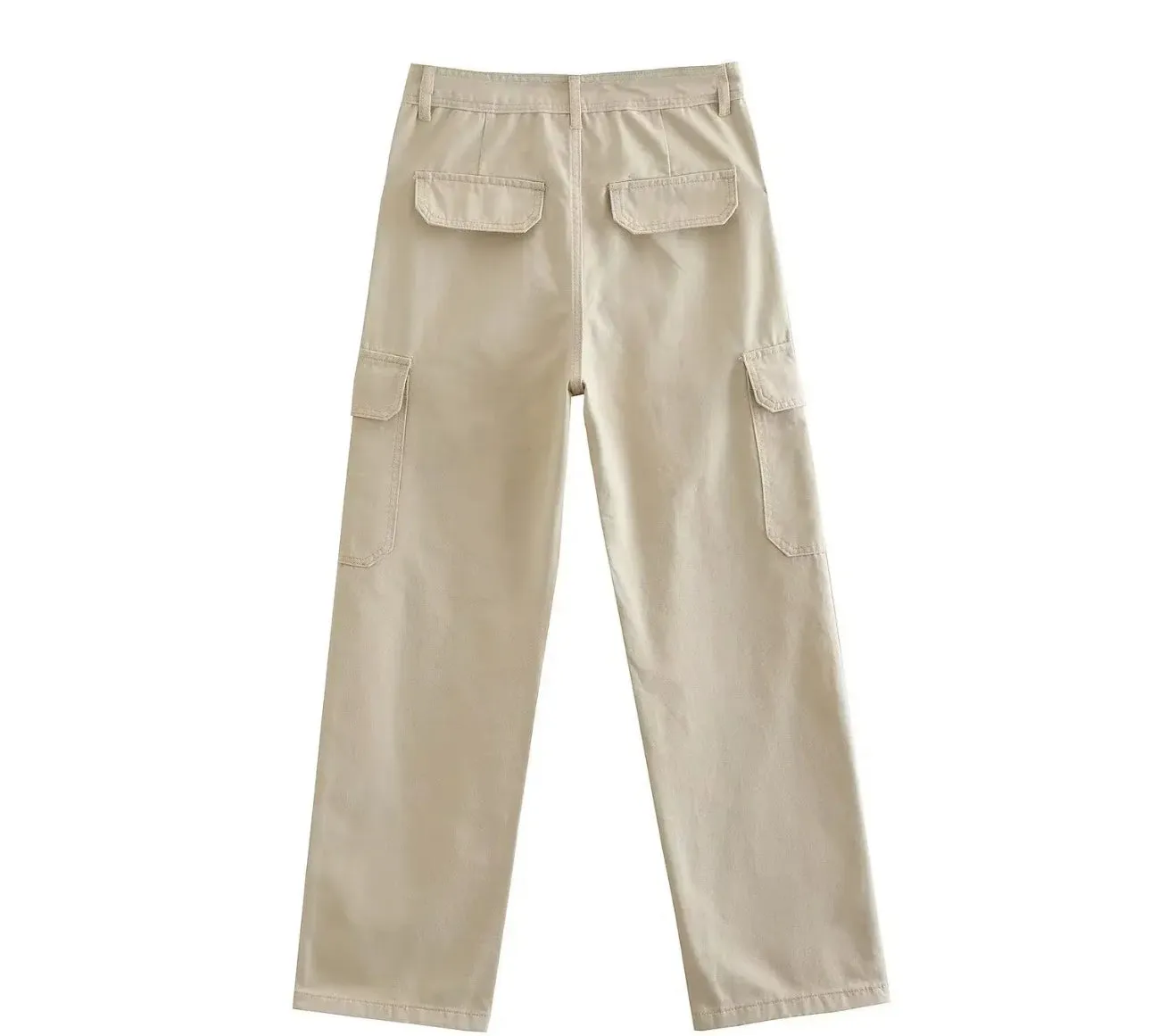 Kaki cargo pants