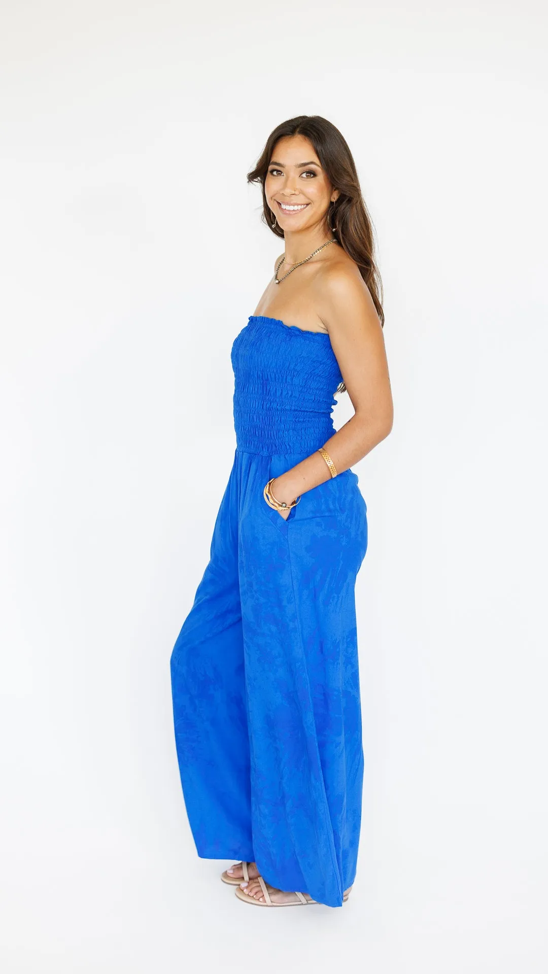 Lawai Jumpsuit / Murky Cobalt