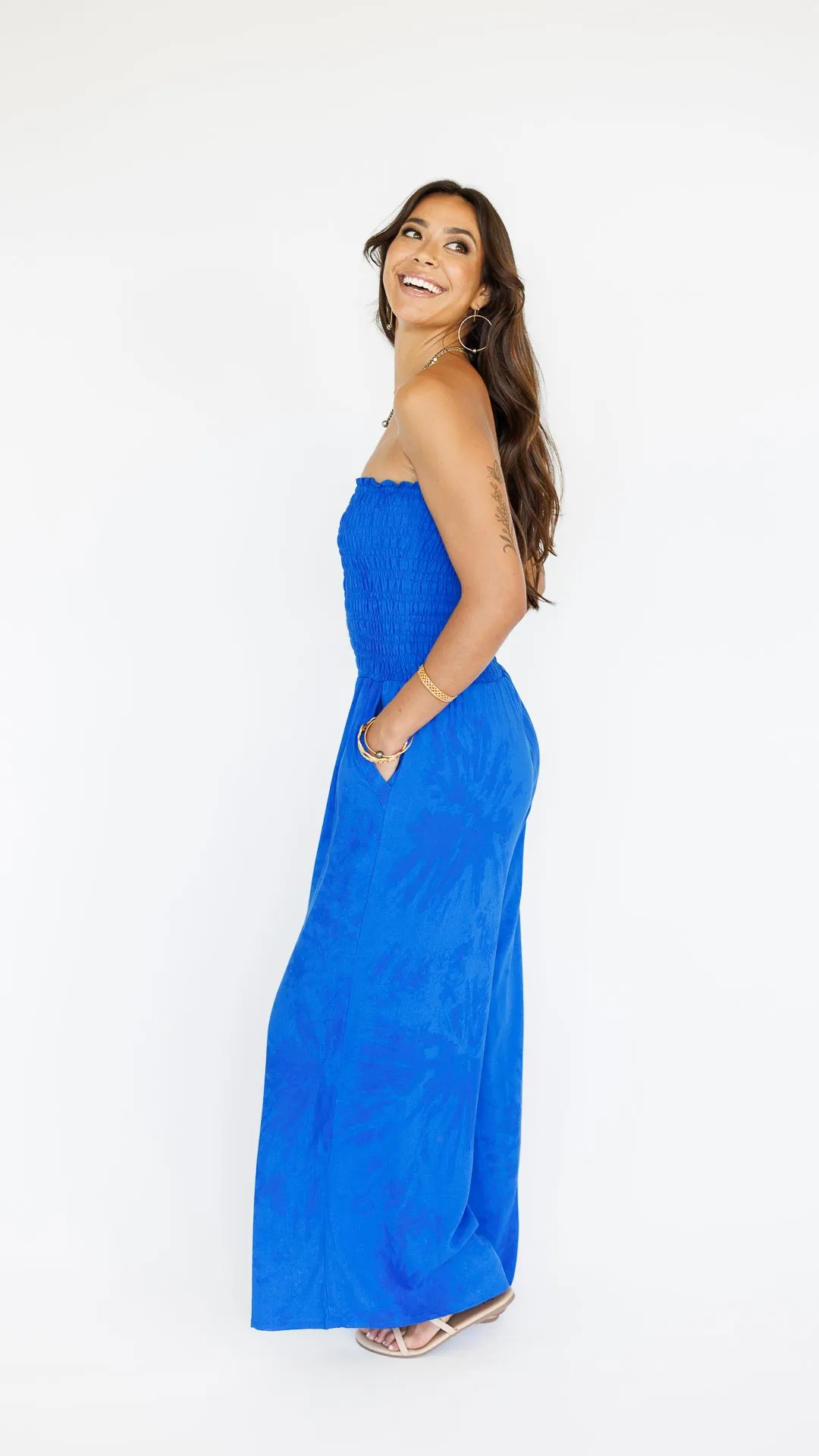 Lawai Jumpsuit / Murky Cobalt